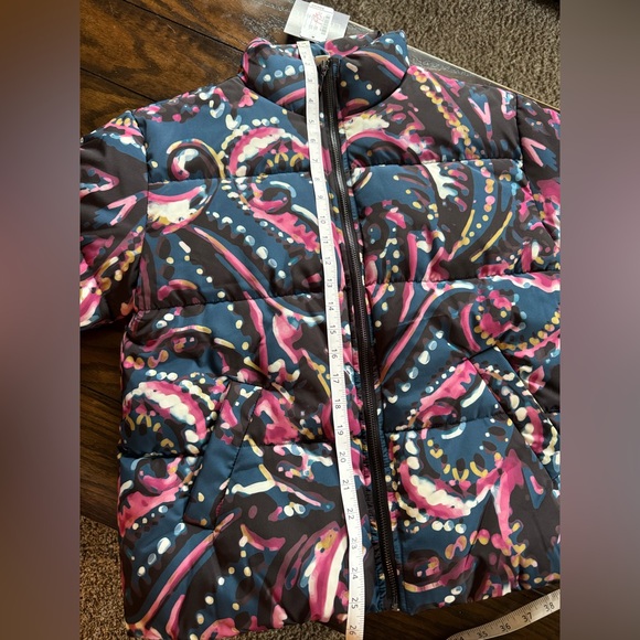 Colorful Puffy Polyester Jacket - Picture 11 of 13